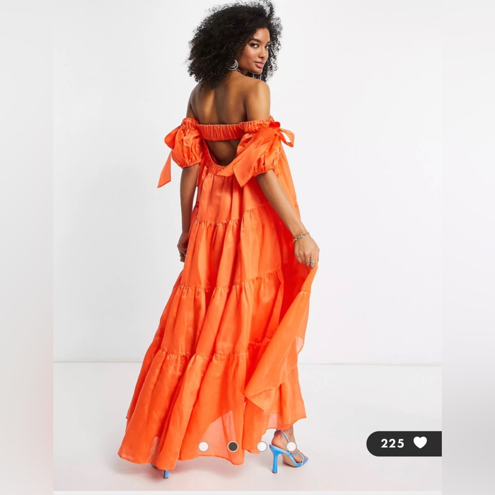 ASOS Off the Shoulder Maxi - Picture 2 of 4